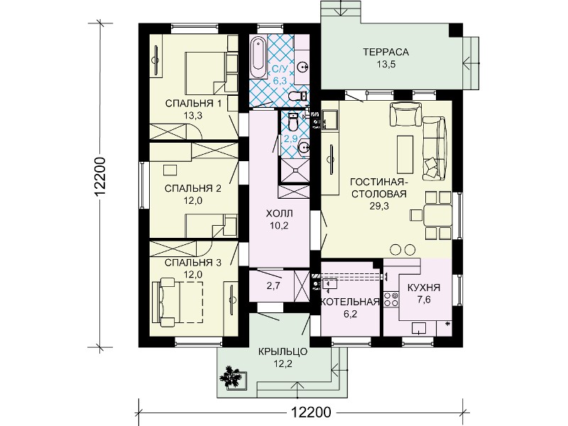 Примеры дизайна второго этажа в частном доме